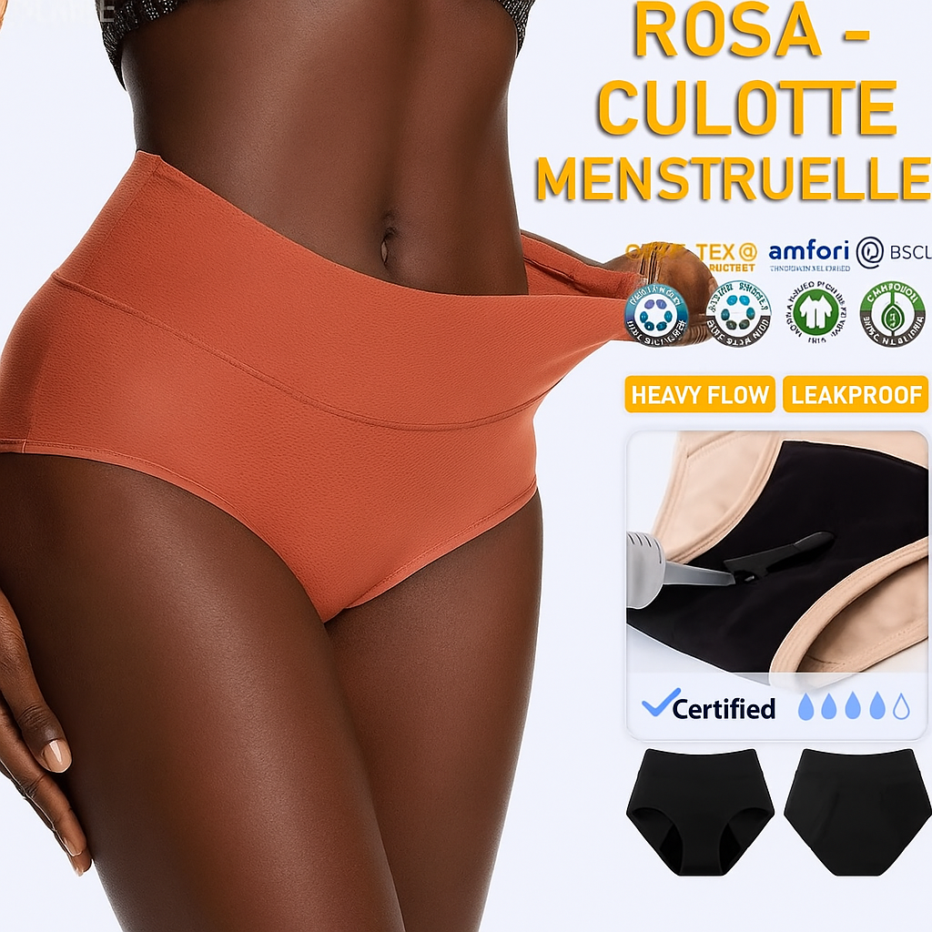 Rosa Culotte Menstruelle Flux Tres Abondant