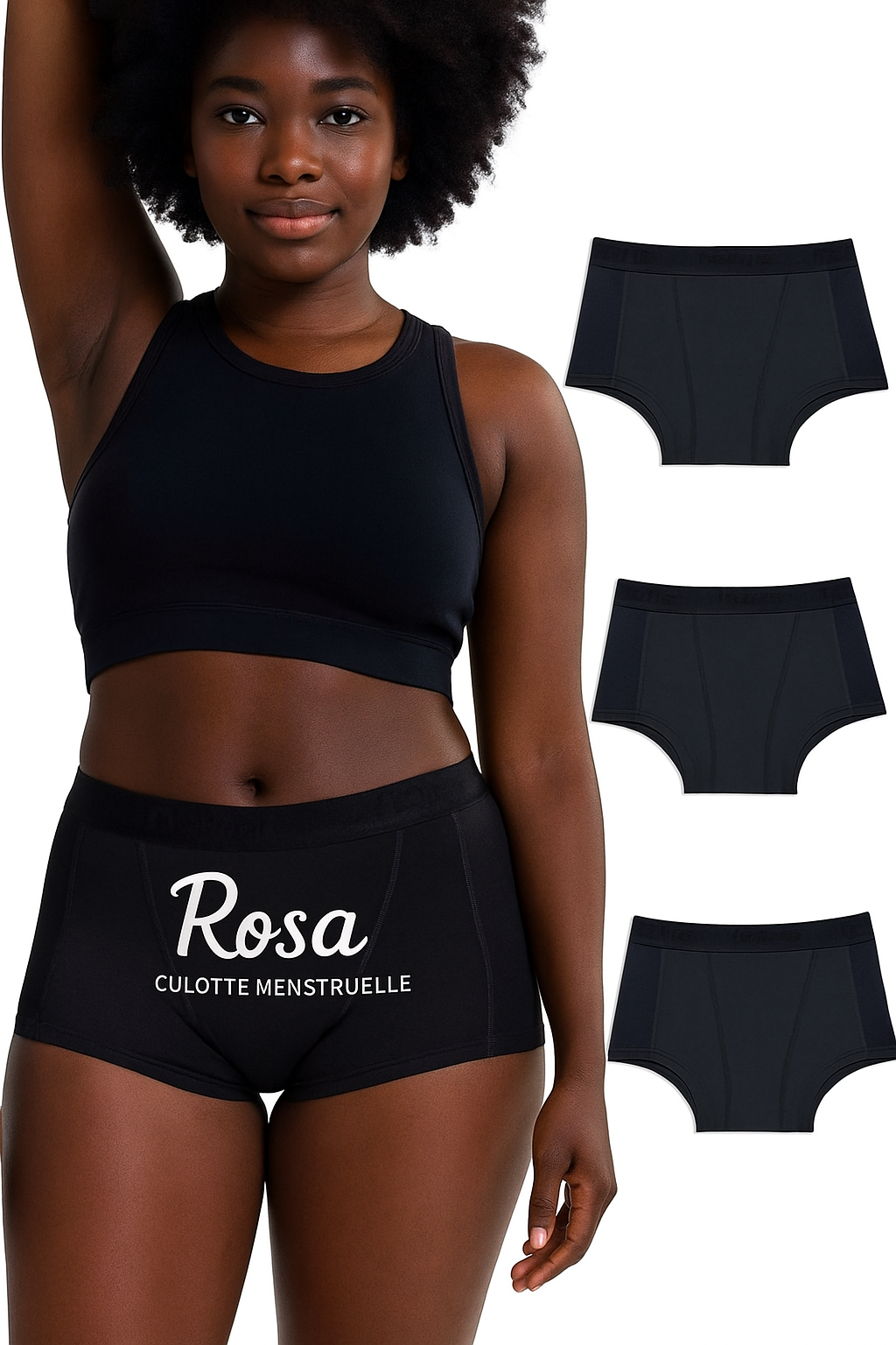 Rosa Culotte Menstruelle Flux Tres Abondant
