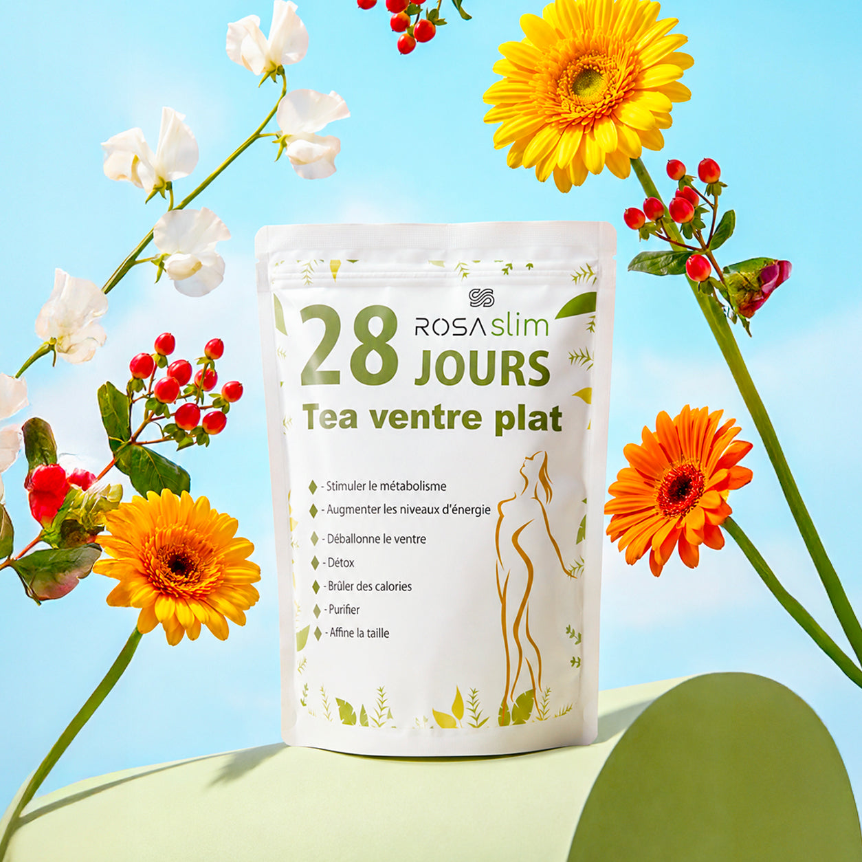 THÉ VENTRE PLAT + EBOOK OFFERT (CURE D’1 MOIS)
