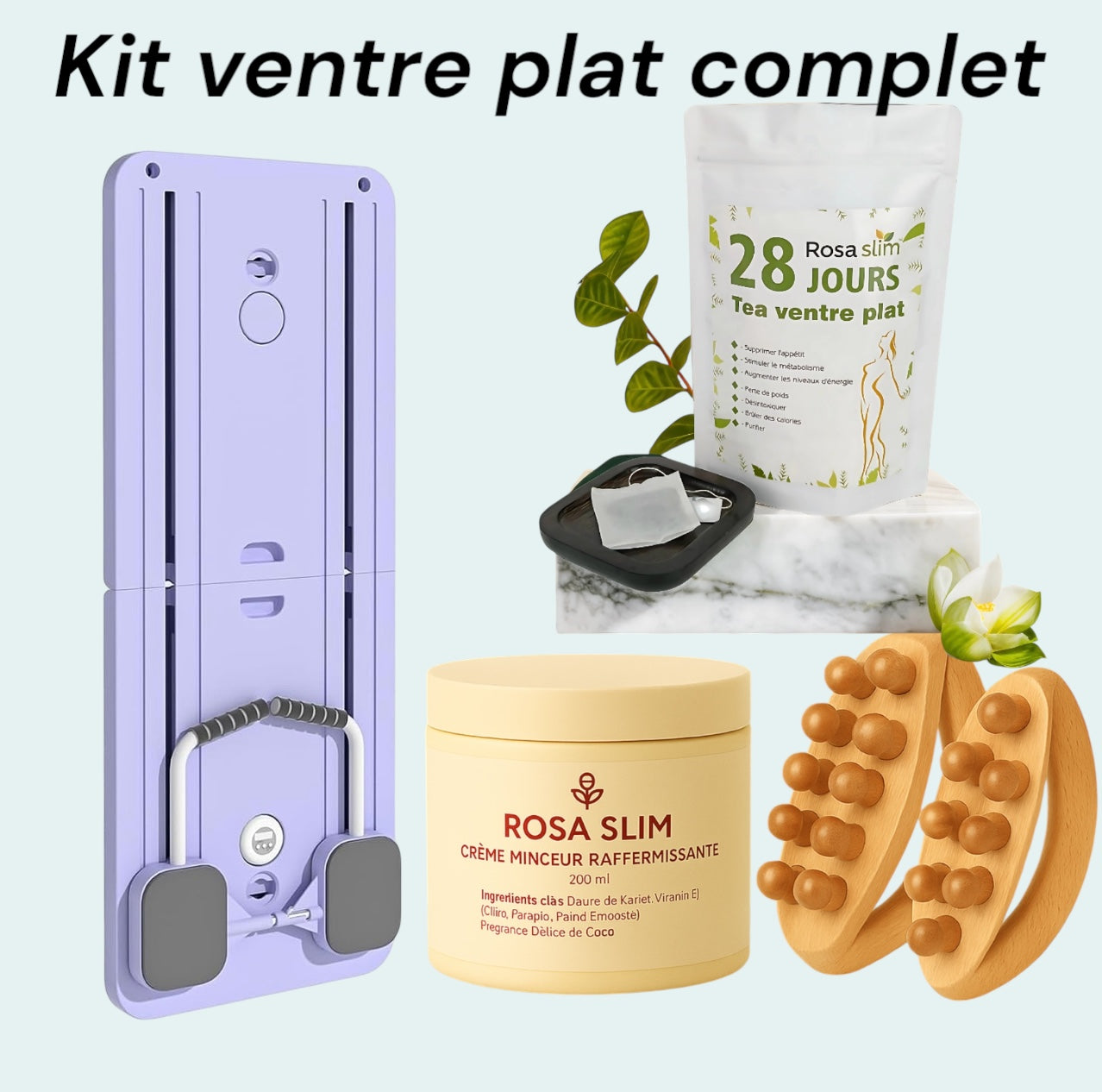 🌿 pack VENTRE PLAT COMPLET – ROSA SLIM 🌿