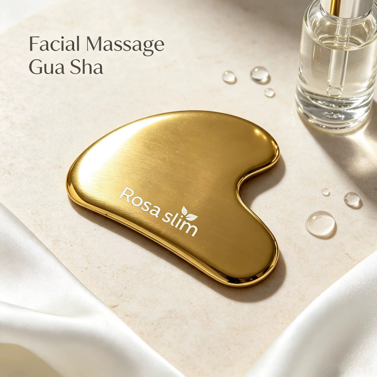 Duo Gua Sha Visage Rosa Slim – Rituel Beauté
